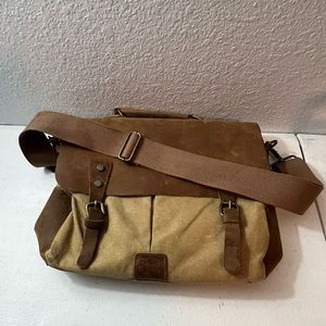 Canvas Shoulder Messenger Bag, Casual Crossbody Bag Holders for Men/Women